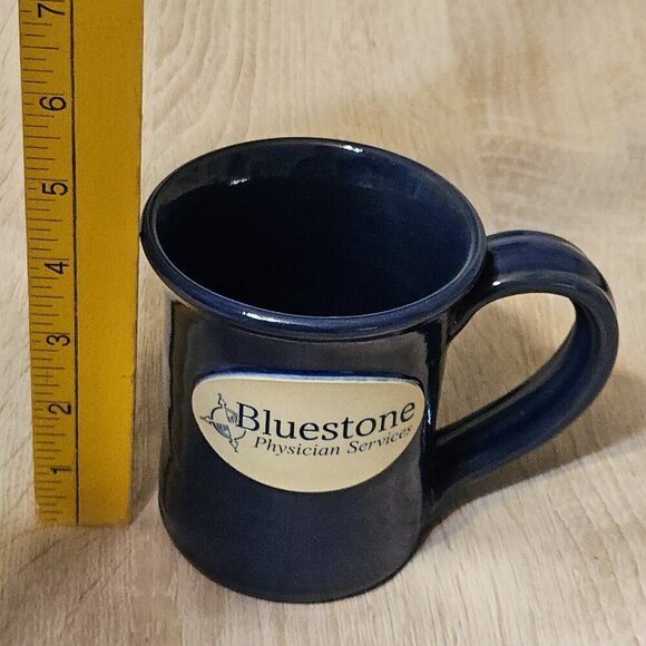 Deneen Pottery Handmade Mug 2020 Blue Bluestone Physician Services - Picture 4 of 4